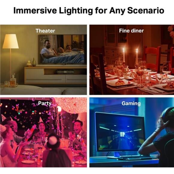 TP-Link Tapo Smart Light Bulbs, 16M Colors RGBW, Dimmable, Compatible with - Picture 6 of 7